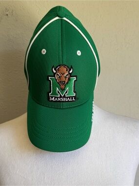 Marshall Green Baseball Cap with Bison Logo
